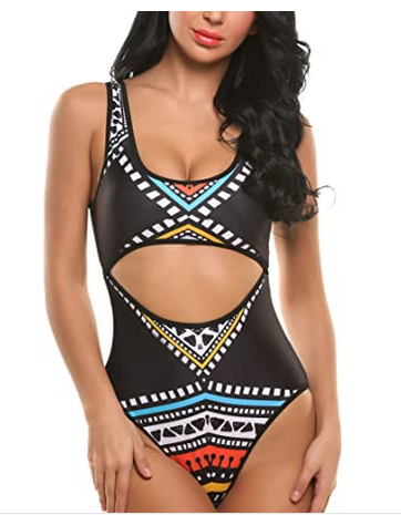 Prints or patterns Swimsuits